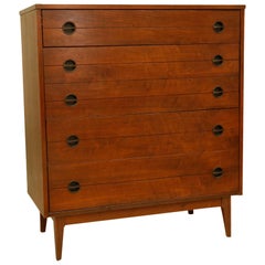 Modernist Walnut Bureau