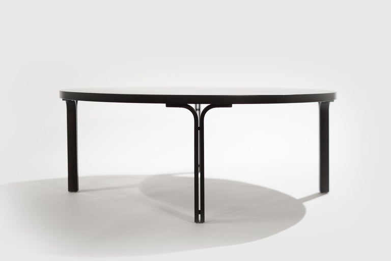 Mid-Century Modern Modernist Walnut Coffee Table in Ebony For Sale