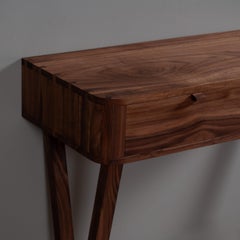 Modernist Walnut Console Table by SUM Furniture, Handcrafted in England