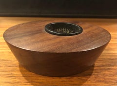 Modernist Walnut Ikebana Planter