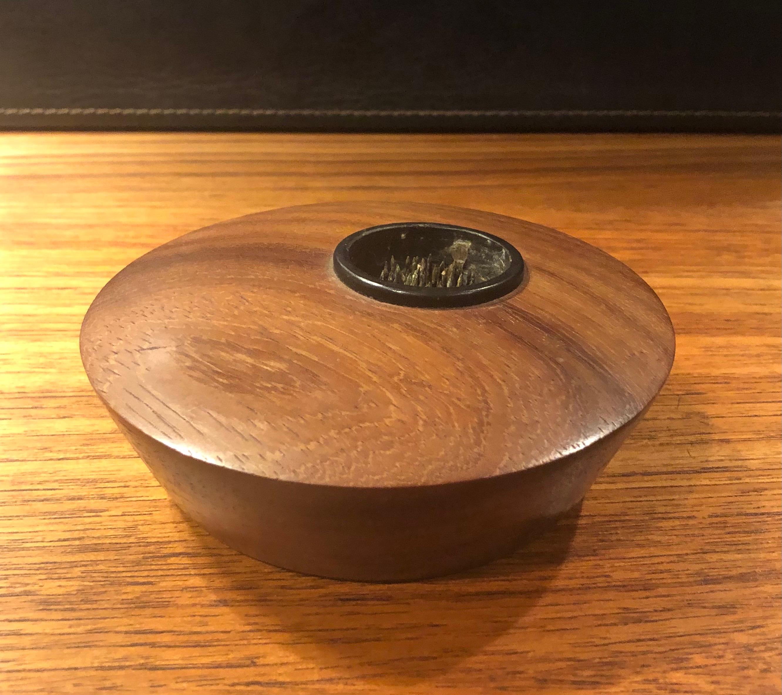 American Modernist Walnut Ikebana Planter For Sale