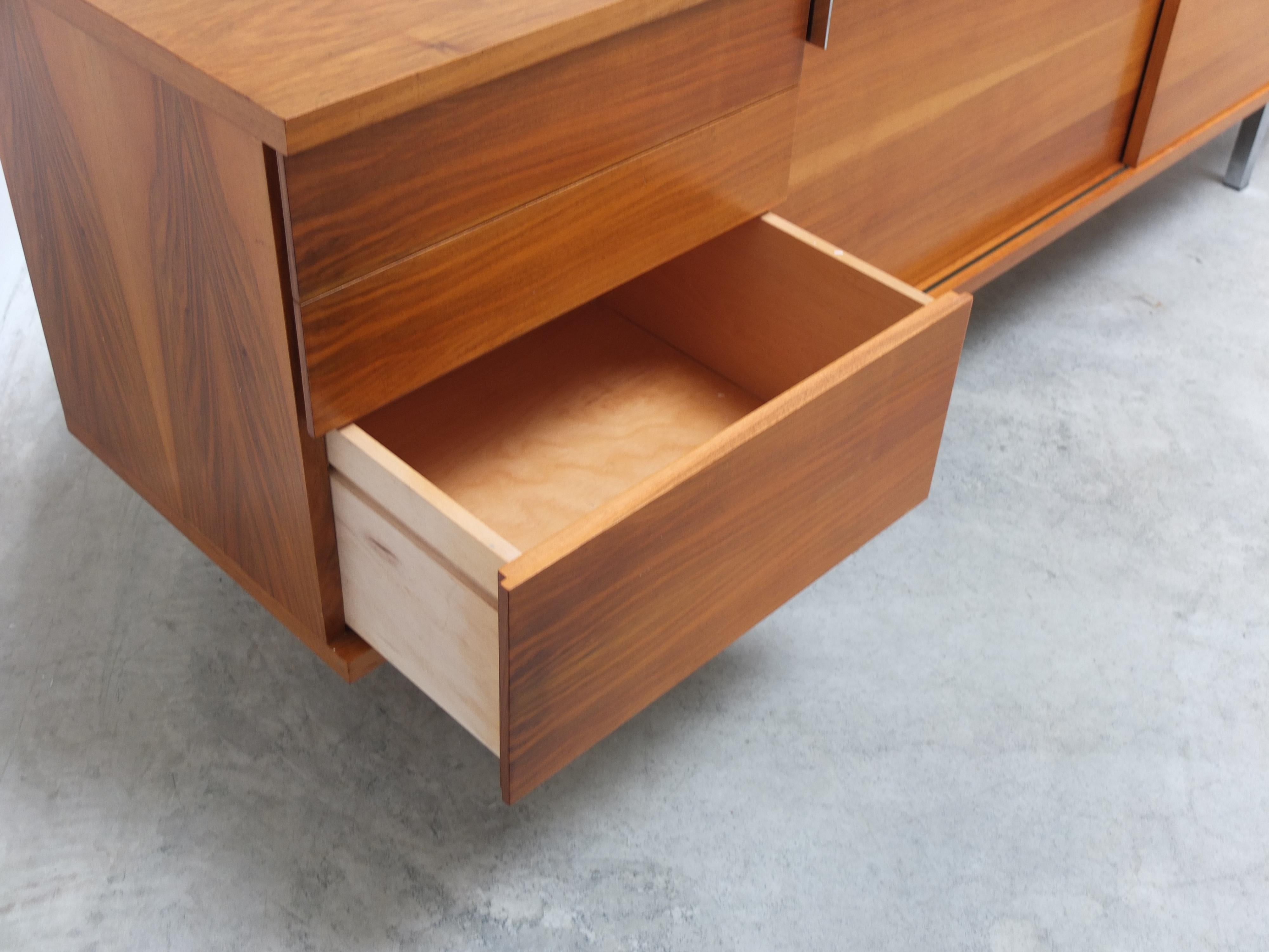 Modernist Walnut Sideboard by Hans Könecke for Tecta, 1960s 3