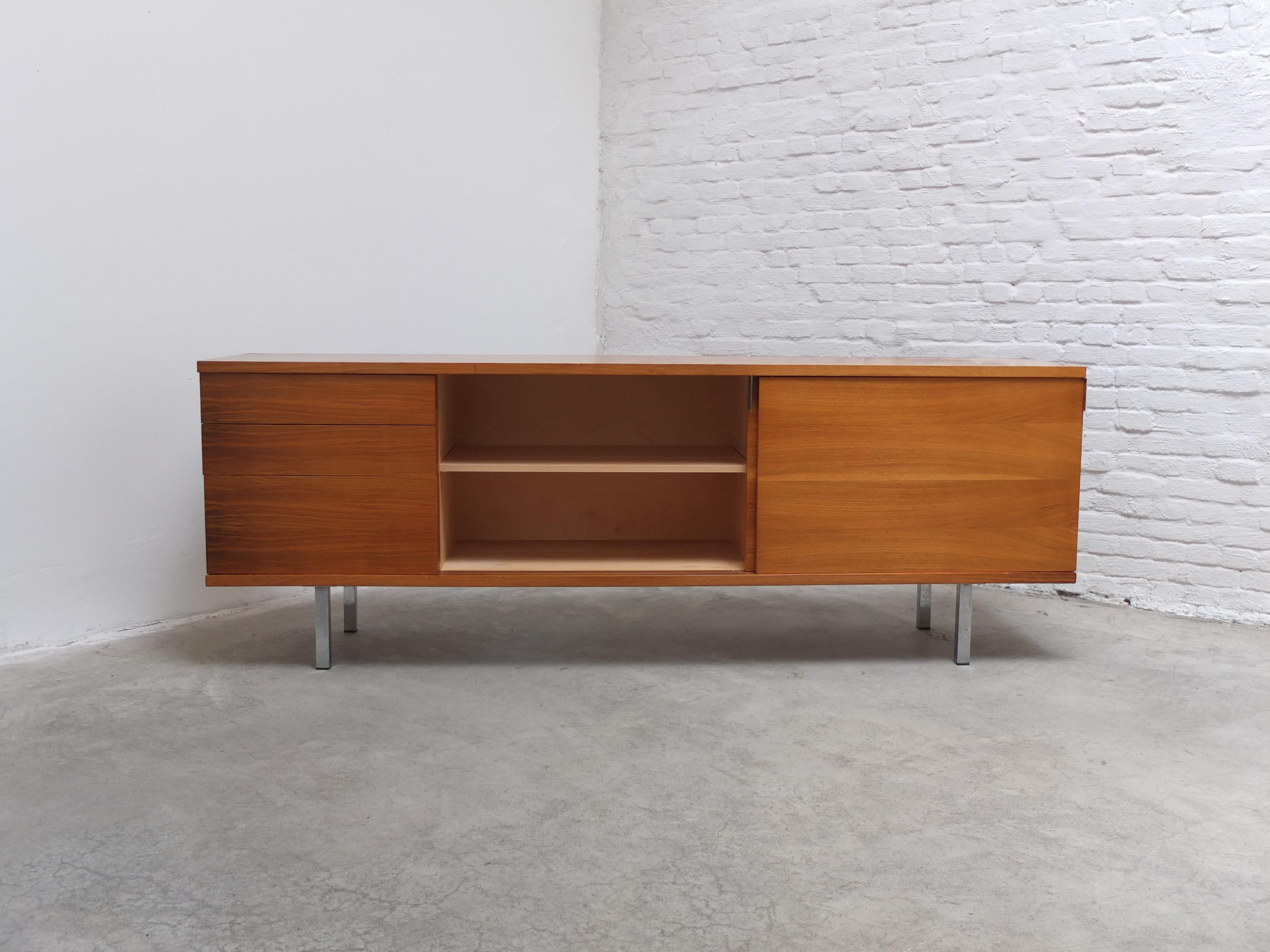 Modernist Walnut Sideboard by Hans Könecke for Tecta, 1960s 4