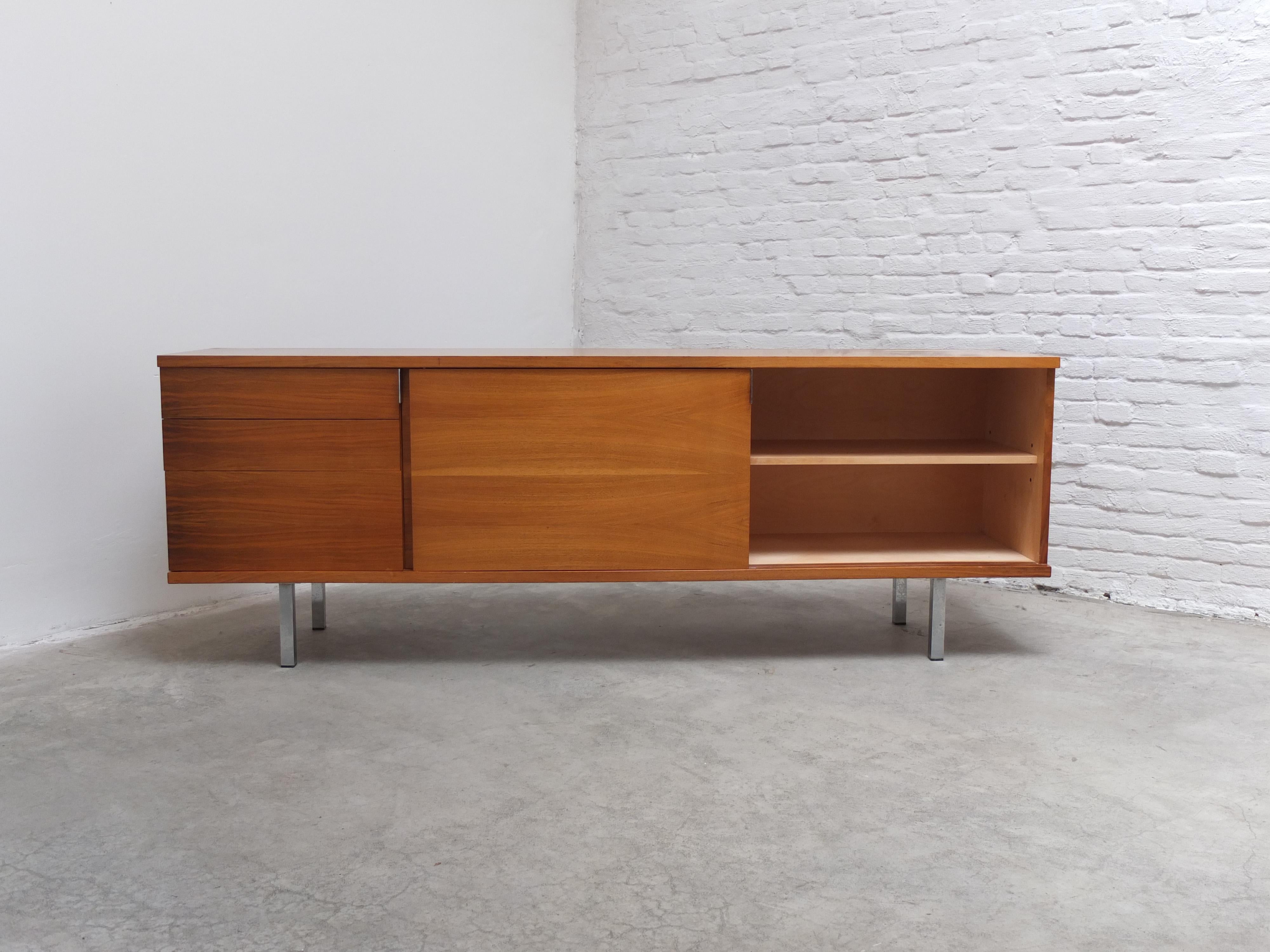 Modernist Walnut Sideboard by Hans Könecke for Tecta, 1960s 5