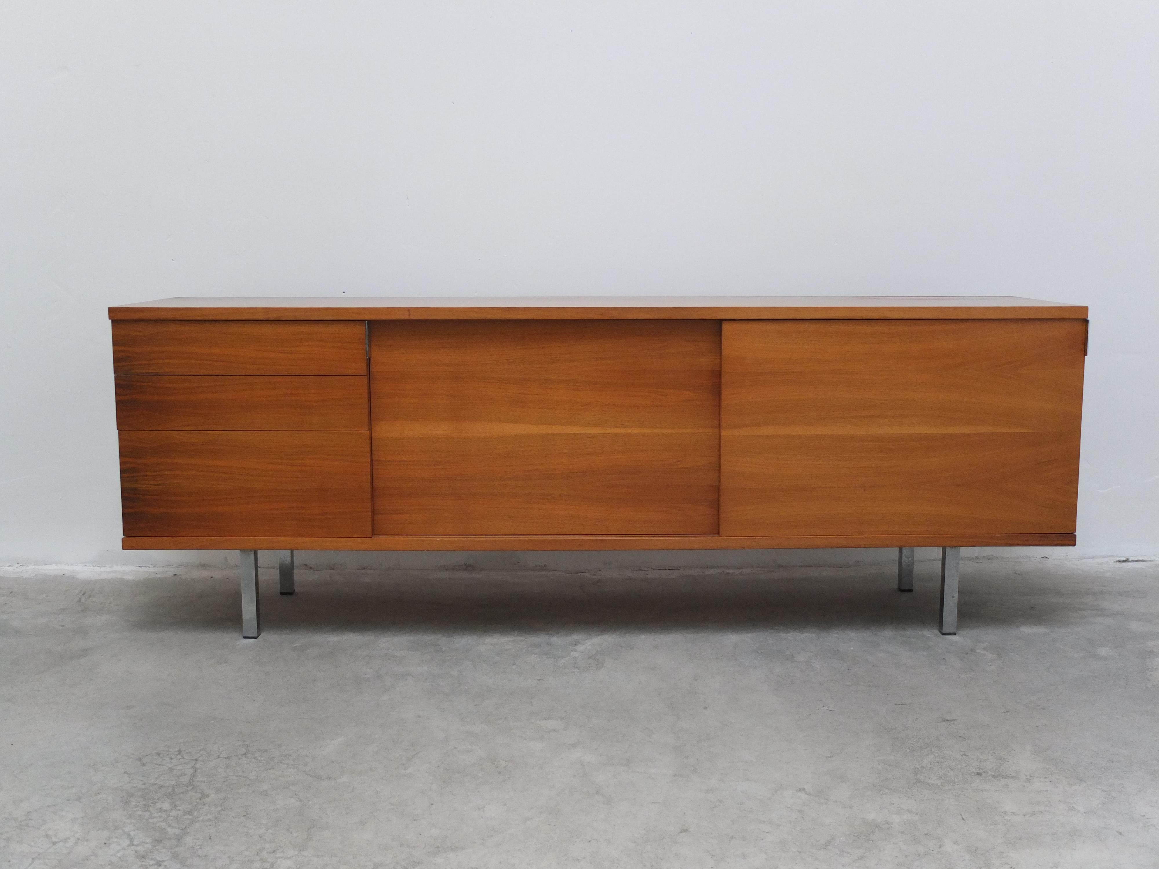 Modernist Walnut Sideboard by Hans Könecke for Tecta, 1960s 7