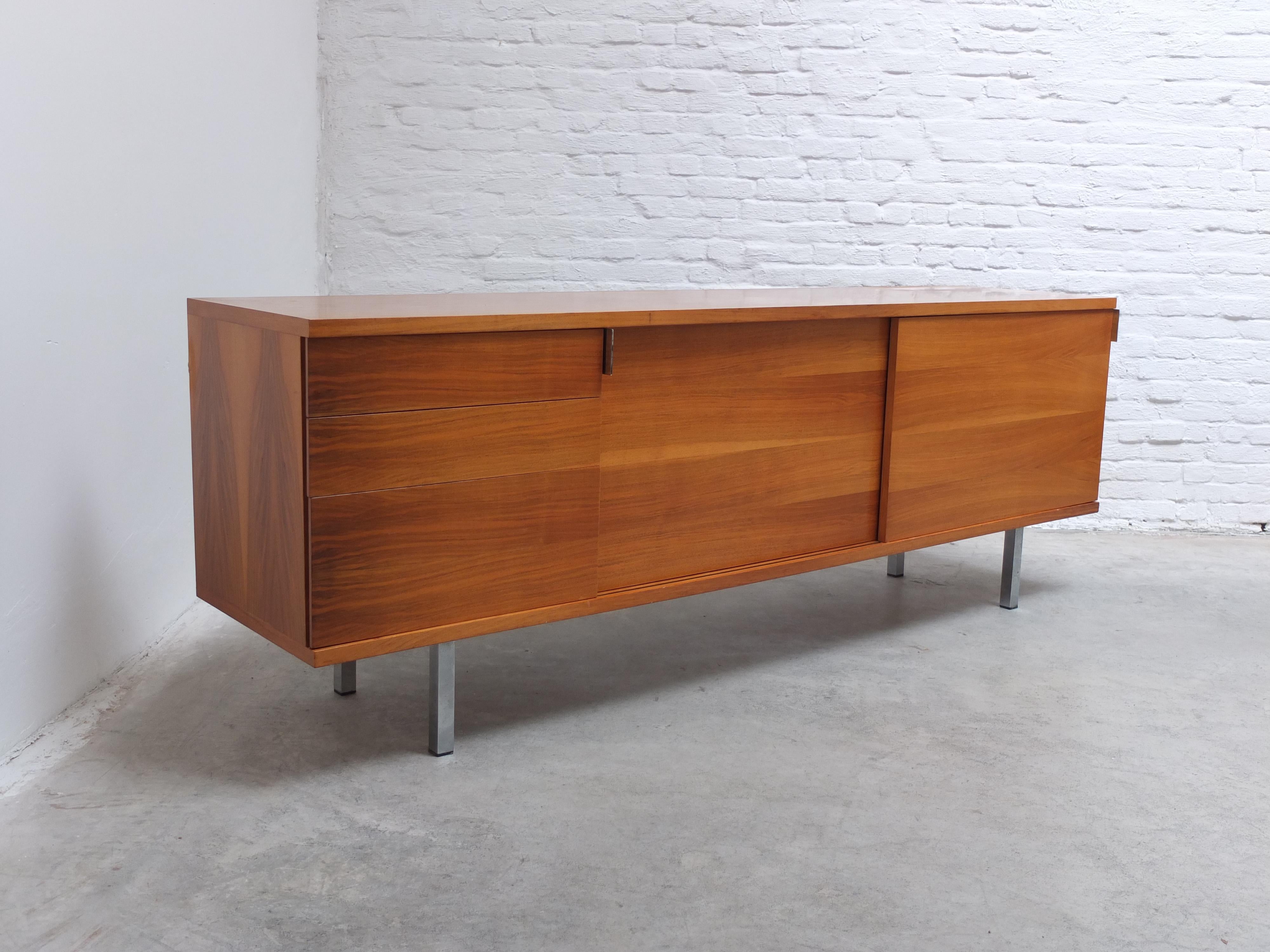 Mid-Century Modern Modernist Walnut Sideboard by Hans Könecke for Tecta, 1960s