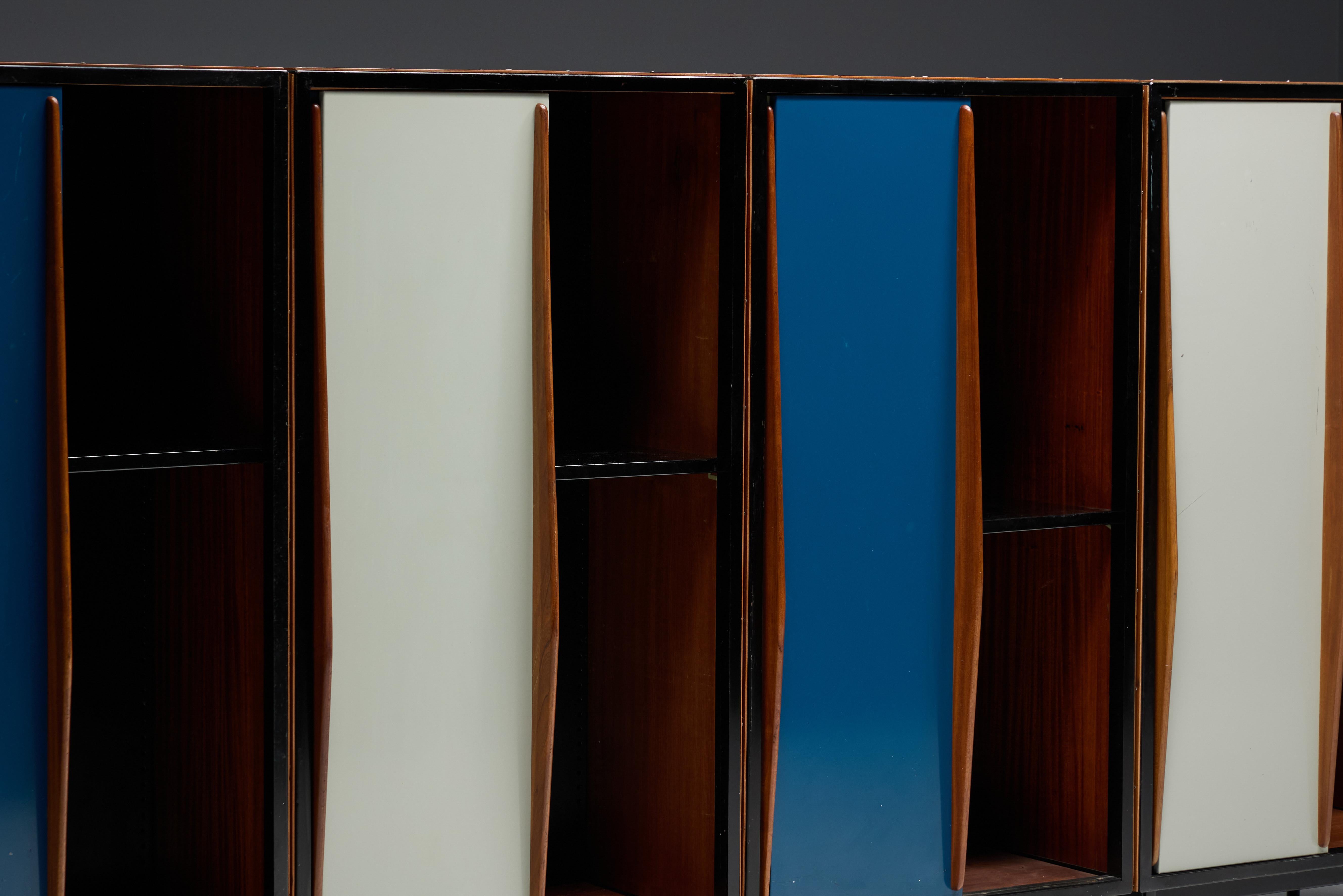 Armadi modernisti di Willy Van Der Meeren per Tubax, Belgio, anni '50 in vendita 5
