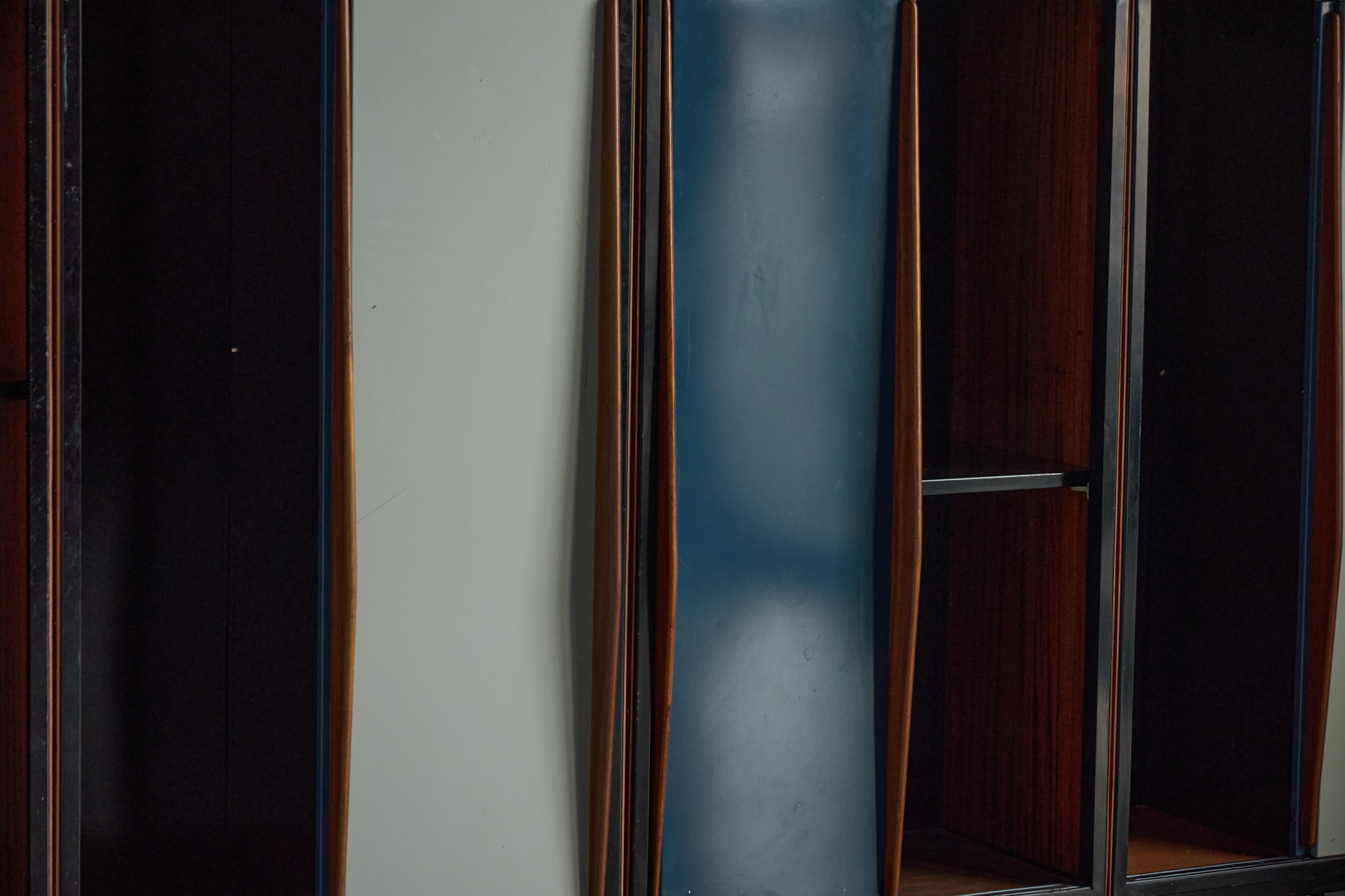 Armadi modernisti di Willy Van Der Meeren per Tubax, Belgio, anni '50 in vendita 2