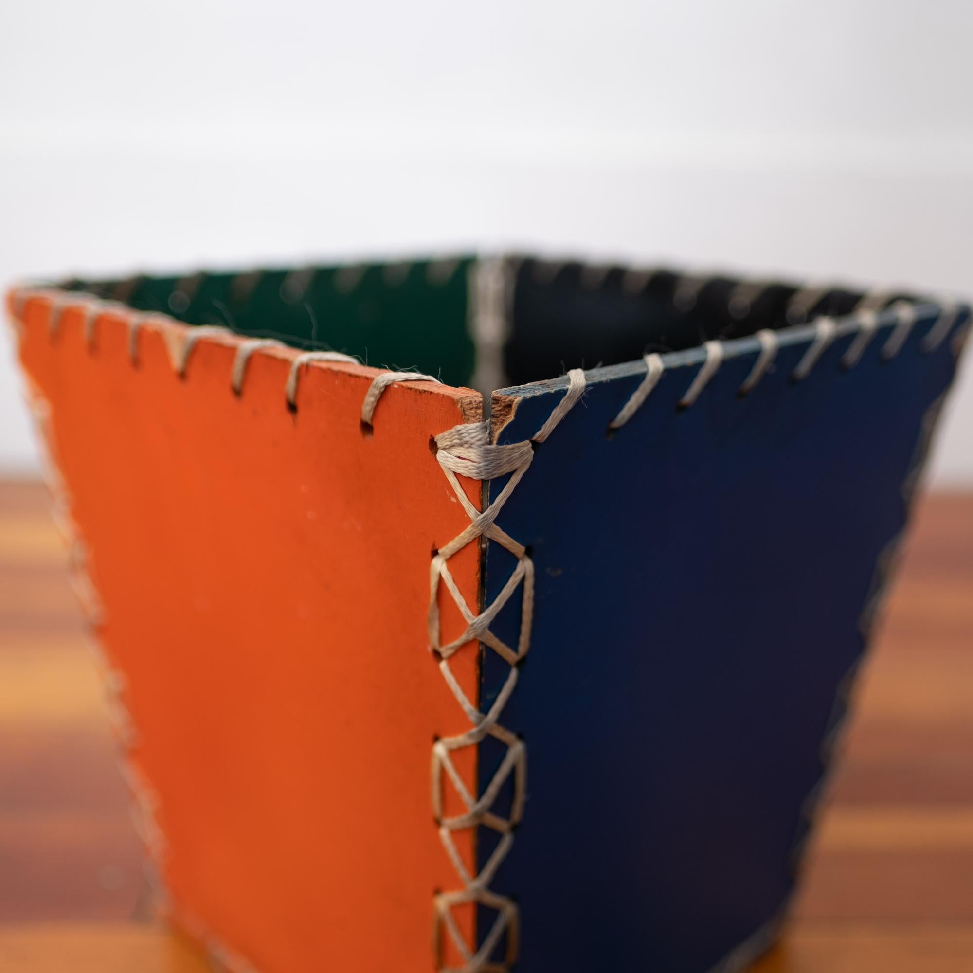 American Modernist Wastebasket, 1950s For Sale