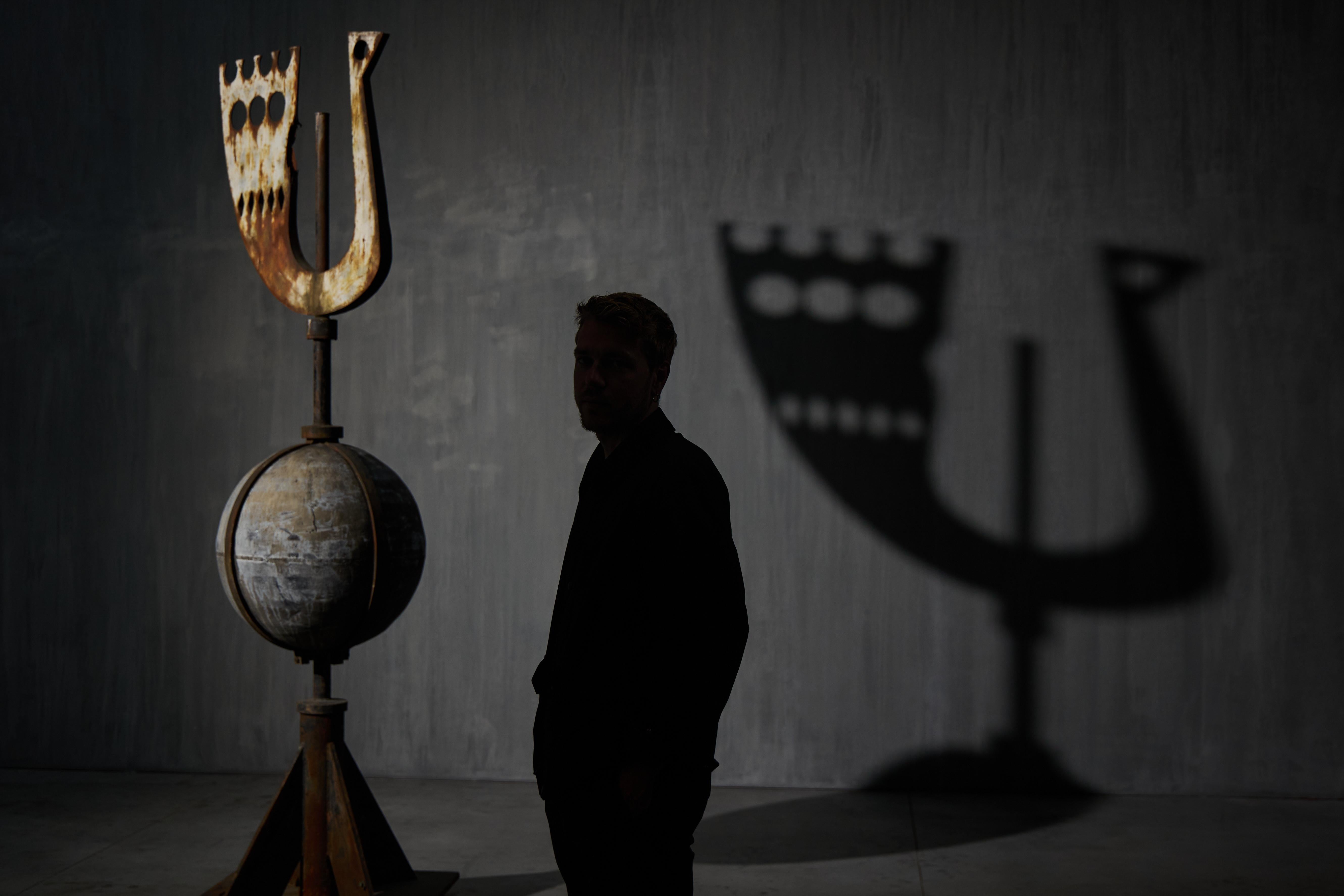 Modernist Weathercock Sculpture from Pius X Church, The Netherlands, 1960s For Sale 8