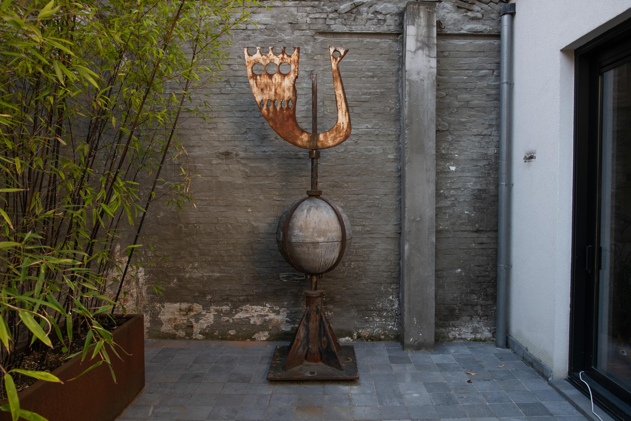 Gallo meteorologo modernista Pio X, scultura astratta, Paesi Bassi, anni '60 in vendita 8
