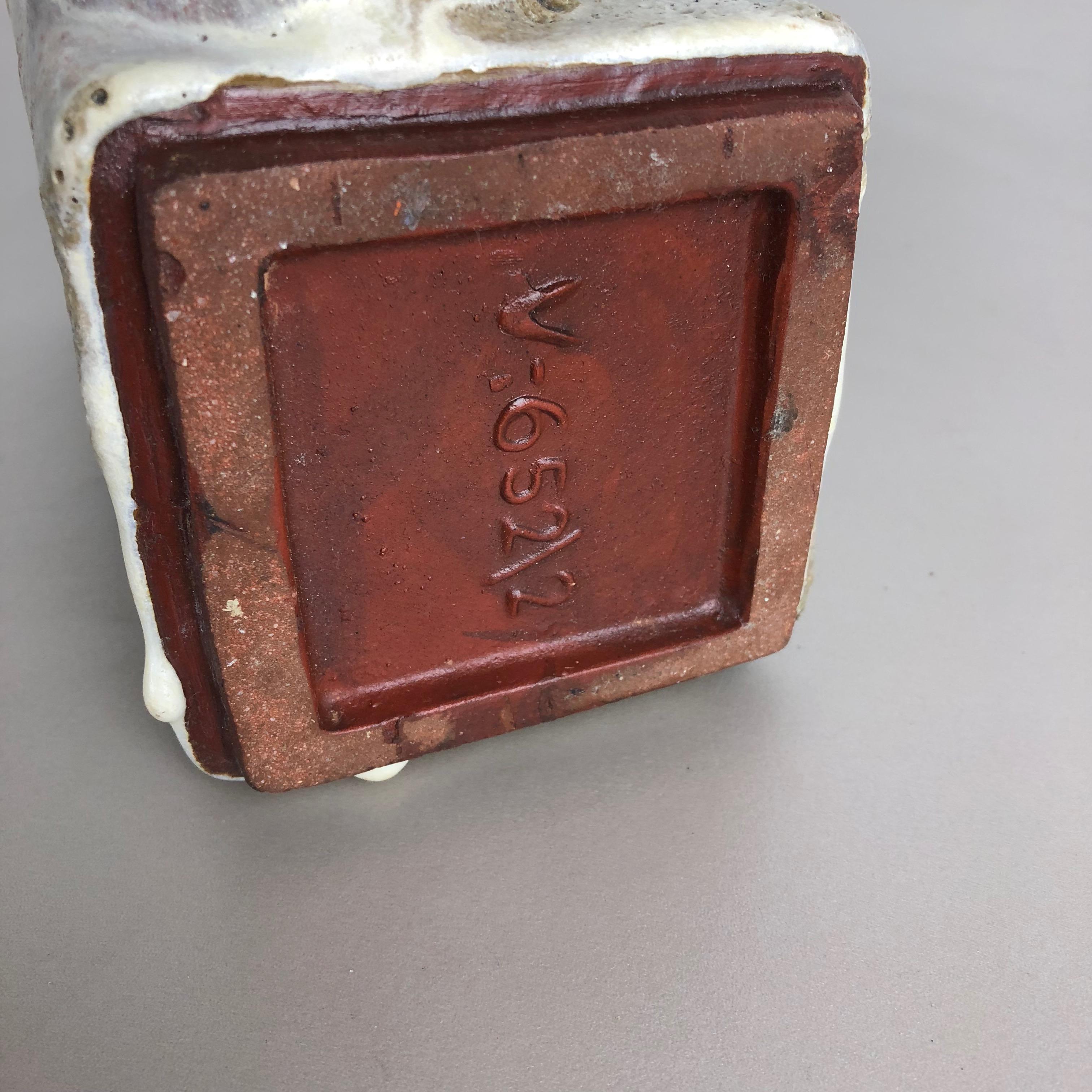 Modernist West German Ceramic Studio Vase Object by Helmut Schäffenacker, 1960s 7