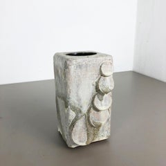 Modernist West German Ceramic Studio Vase Object by Helmut Schäffenacker, 1960s