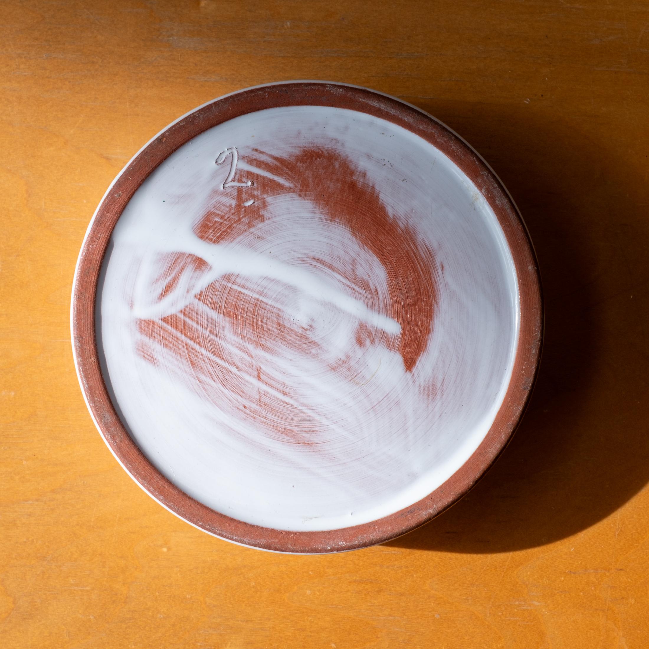 Vaso modernista in ceramica a fori multipli Giappone anni '60 in vendita 2