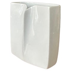 Modernist White Porcelain Vase by Rosenthal Studio-Linie