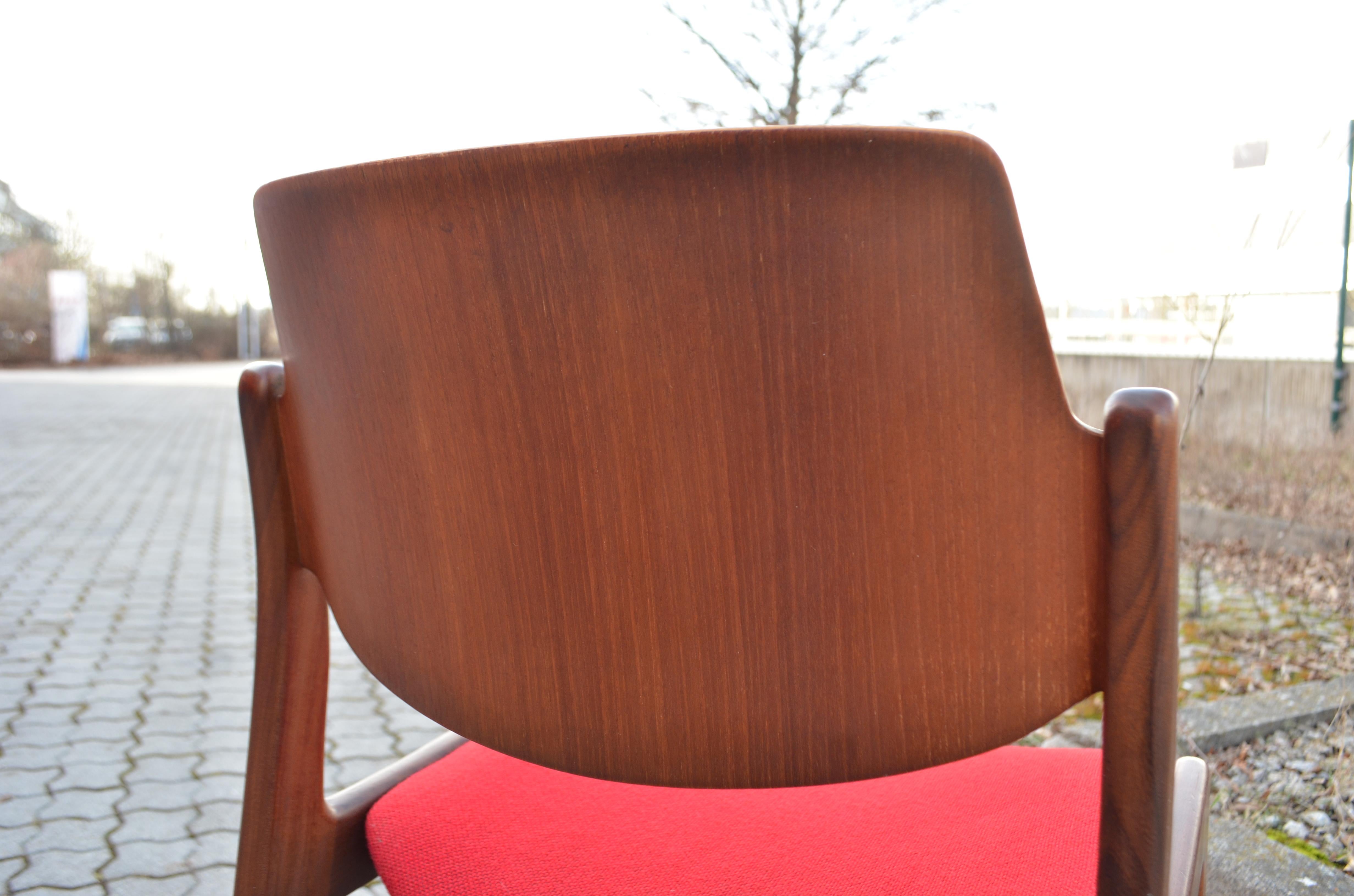 Modernist Wilkhahn Hartmut Lohmeyer Plywood Dining Chair 476A For Sale 4