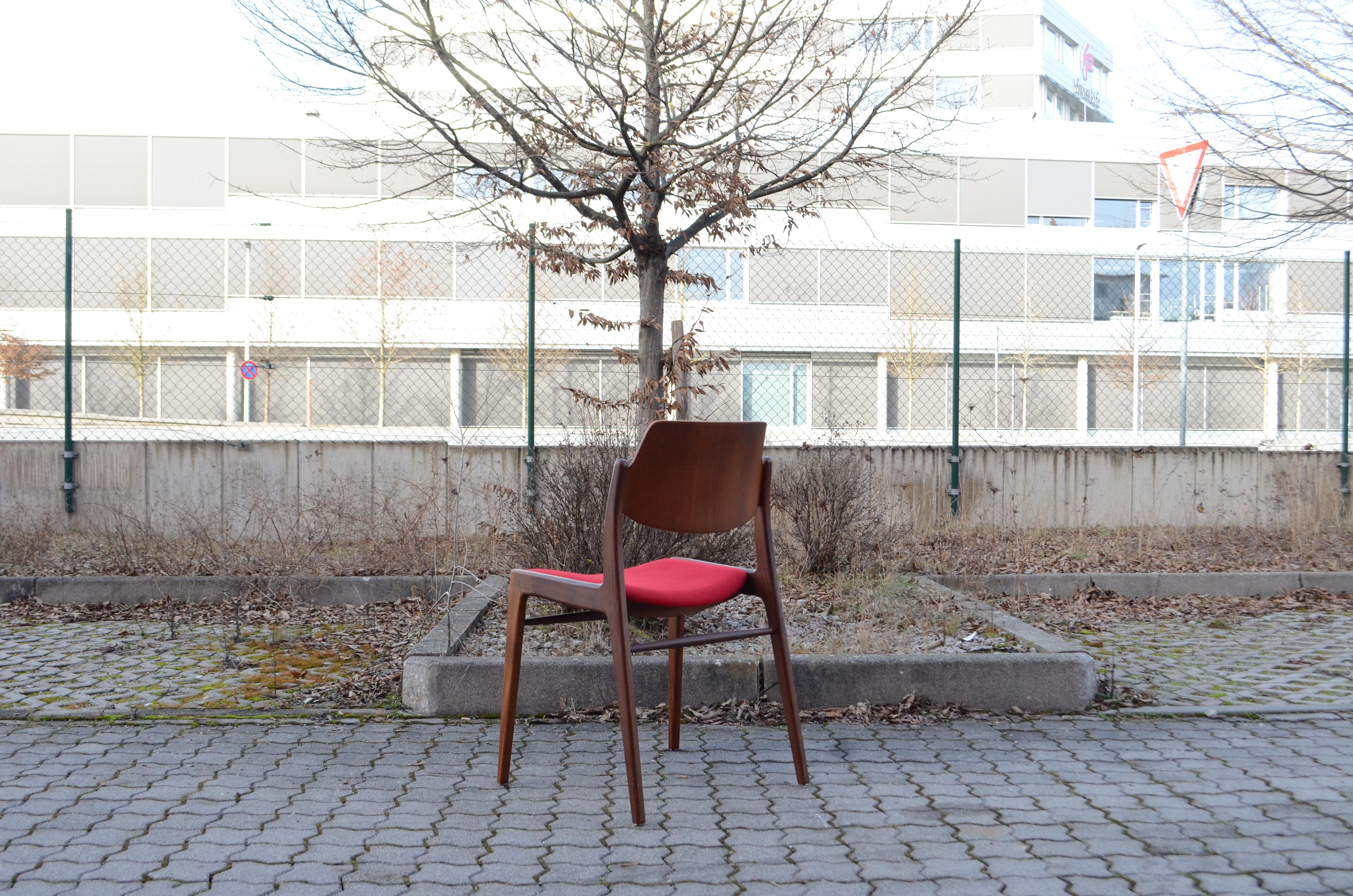 Modernist Wilkhahn Hartmut Lohmeyer Plywood Dining Chair 476A For Sale 1