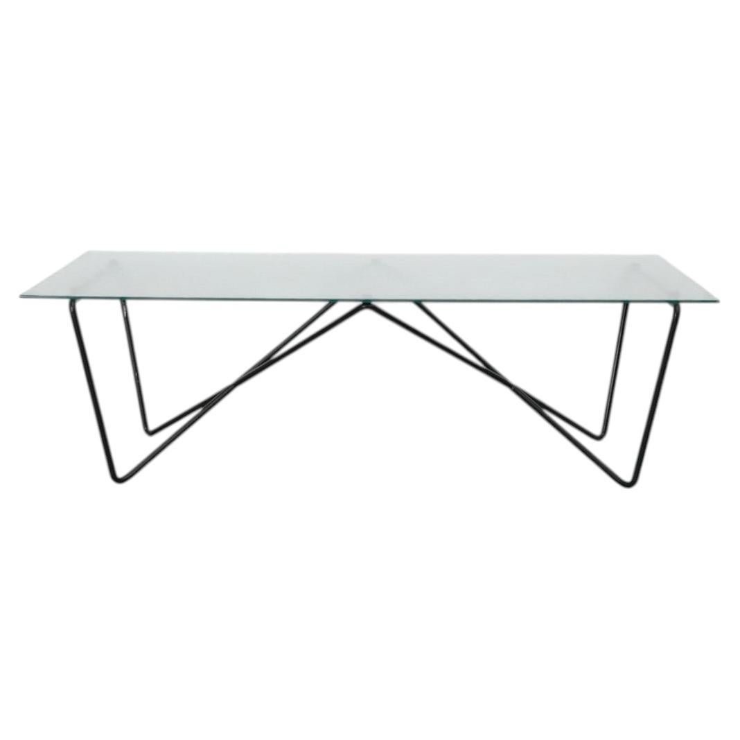 Modernist Wire Coffee Table in the Style of A. Bueno de Mesquita