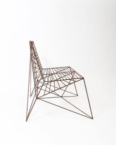 Mid-Century Modern Wire Settee, Welded Steel, Denmark, 1960s