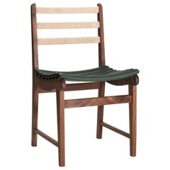 Modernist Wood Dining Chair with Palm Cord by Michael Van Beuren from LUTECA