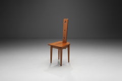 Modernist Wooden Spinning Chair, Europe ca 1960s