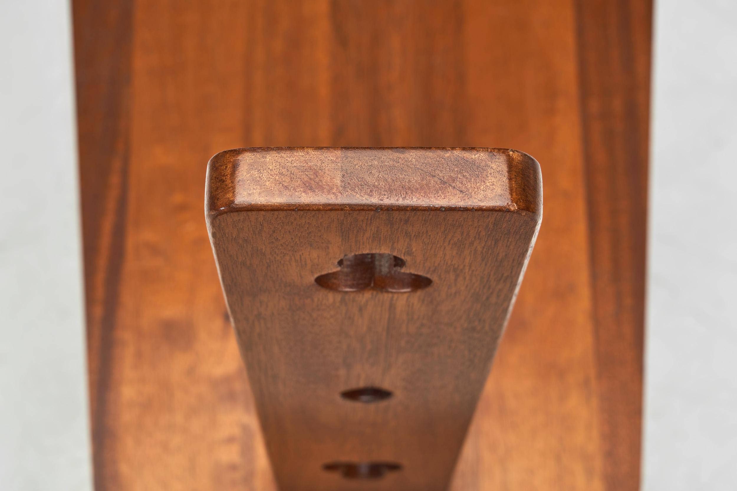 Modernist Wooden Spinning Chair, Europe ca 1960s For Sale 2