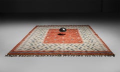Modernist Wool Rug, Sweden 1960
