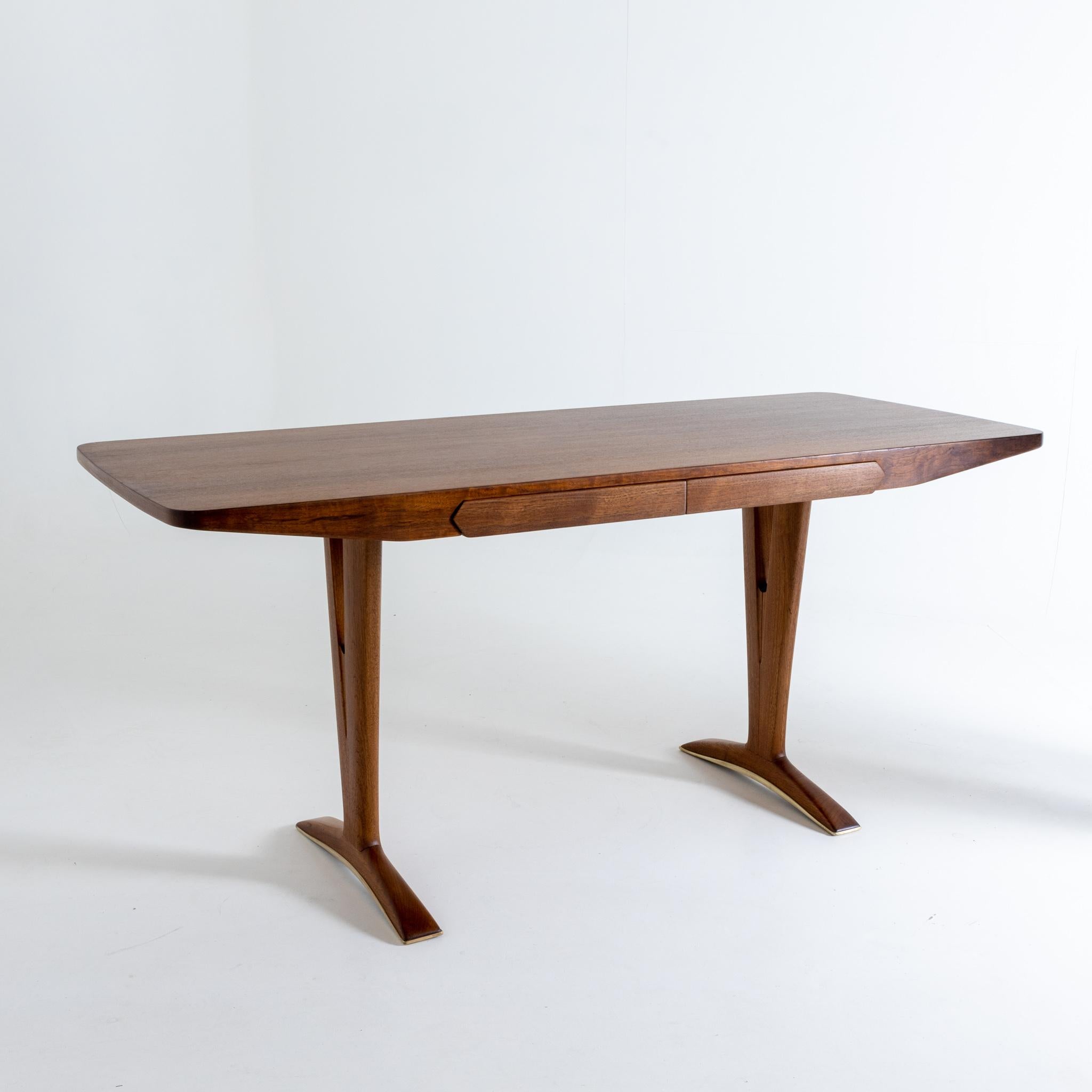 Modernist Writing Table by Osvaldo Borsani 1