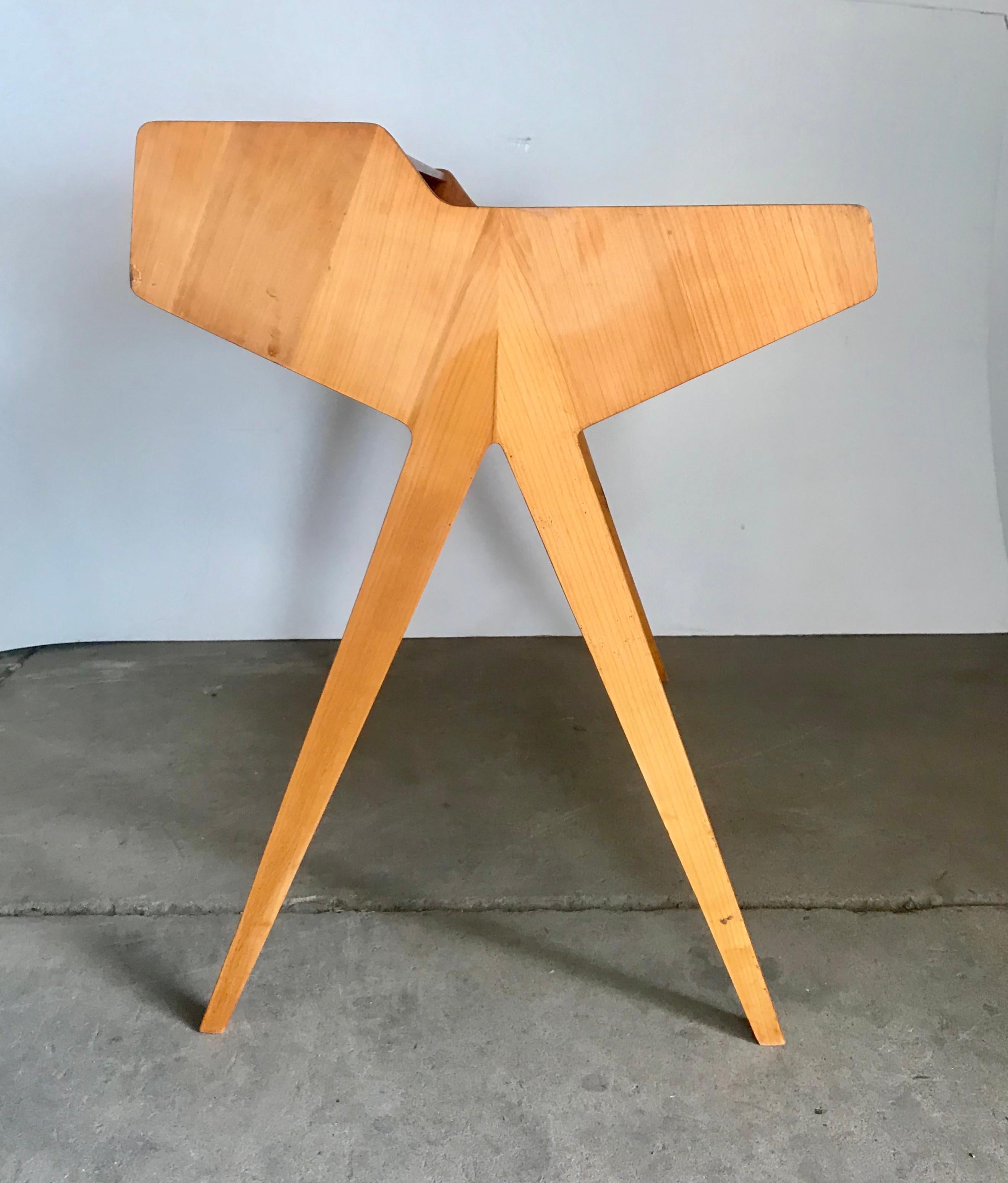 Mid-20th Century Modernist Writing Table or desk by Helmut Magg for WK Möbel Germany, 1955