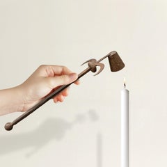 Modernist Wrought Iron Candle Snuffer