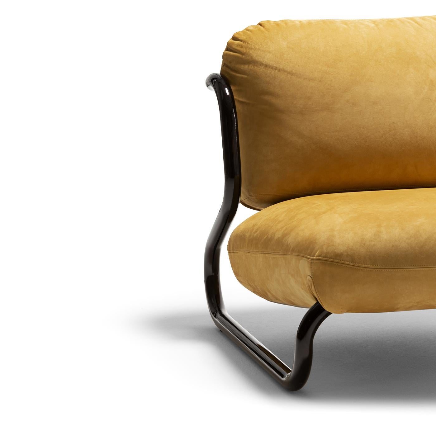 Cuir Chaise longue en cuir orange Modernista STUDIOPEPE By Exteta en vente