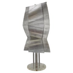 Escultura modernista de pizarra de aluminio de Raimo Utriainen, Finlandia 1973