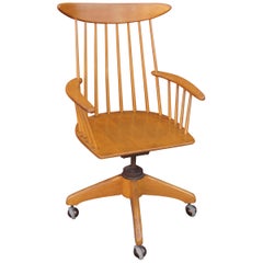 Retro Birch ModernMates Office Chair by Leslie Diamond for Conant Ball