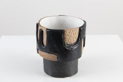 Moderno Pedestal Vessel in Glazed Stoneware by Trish DeMasi