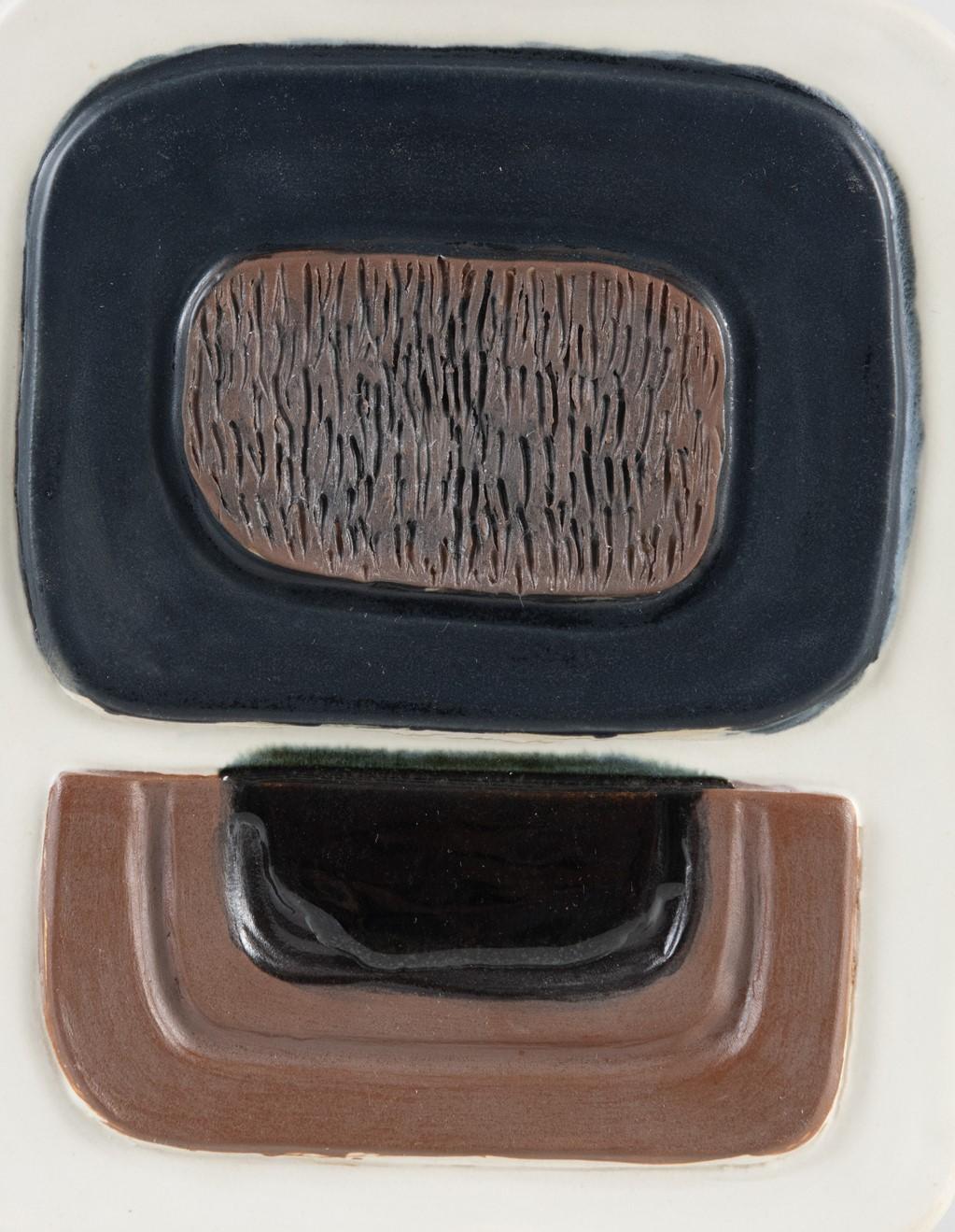 American Moderno Vessel in Glazed Ceramic by Trish DeMasi For Sale