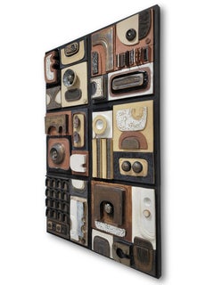 Moderno Wall Installation, Architettura in Glazed Stoneware by Trish Demasi