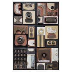 Moderno Wall Installation, Architettura in Glazed Stoneware by Trish Demasi