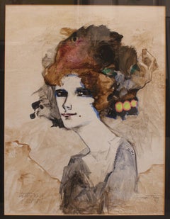 Evocacion, ein Gemälde aus R.M.-Karton in Mischtechnik