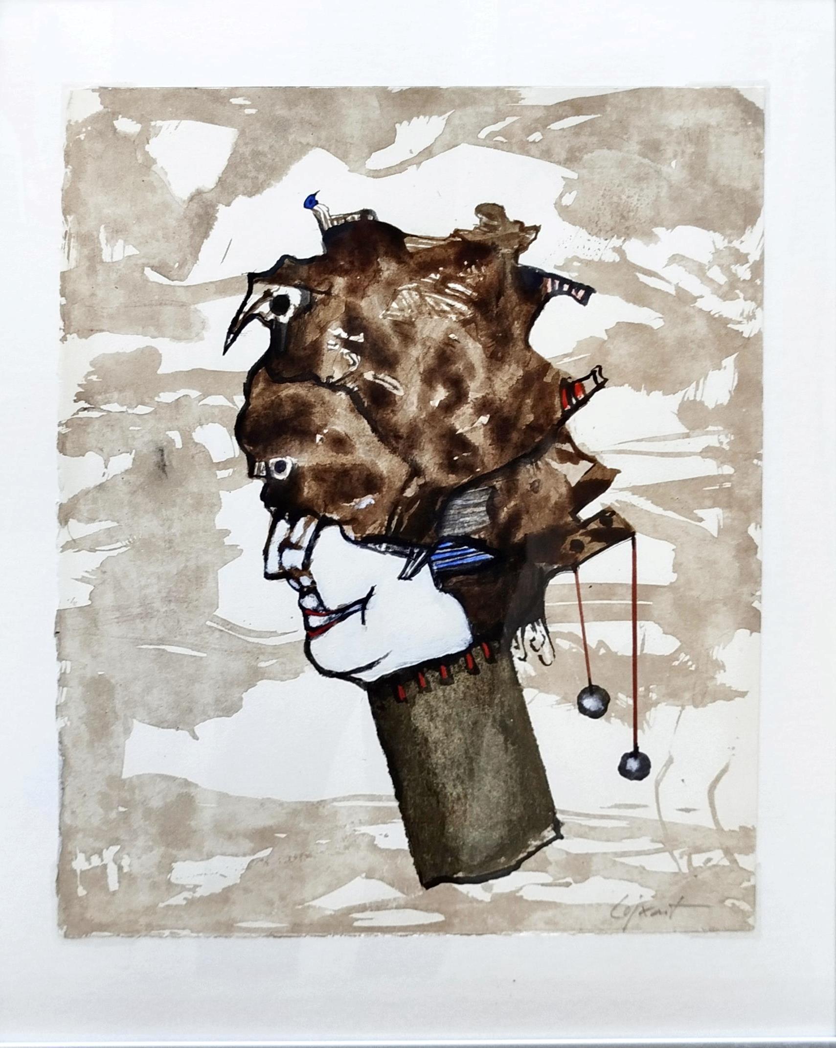 MODEST CUIXART pittura su cartone a tecnica mista - Painting Moderno di Modest Cuixart i Tàpies