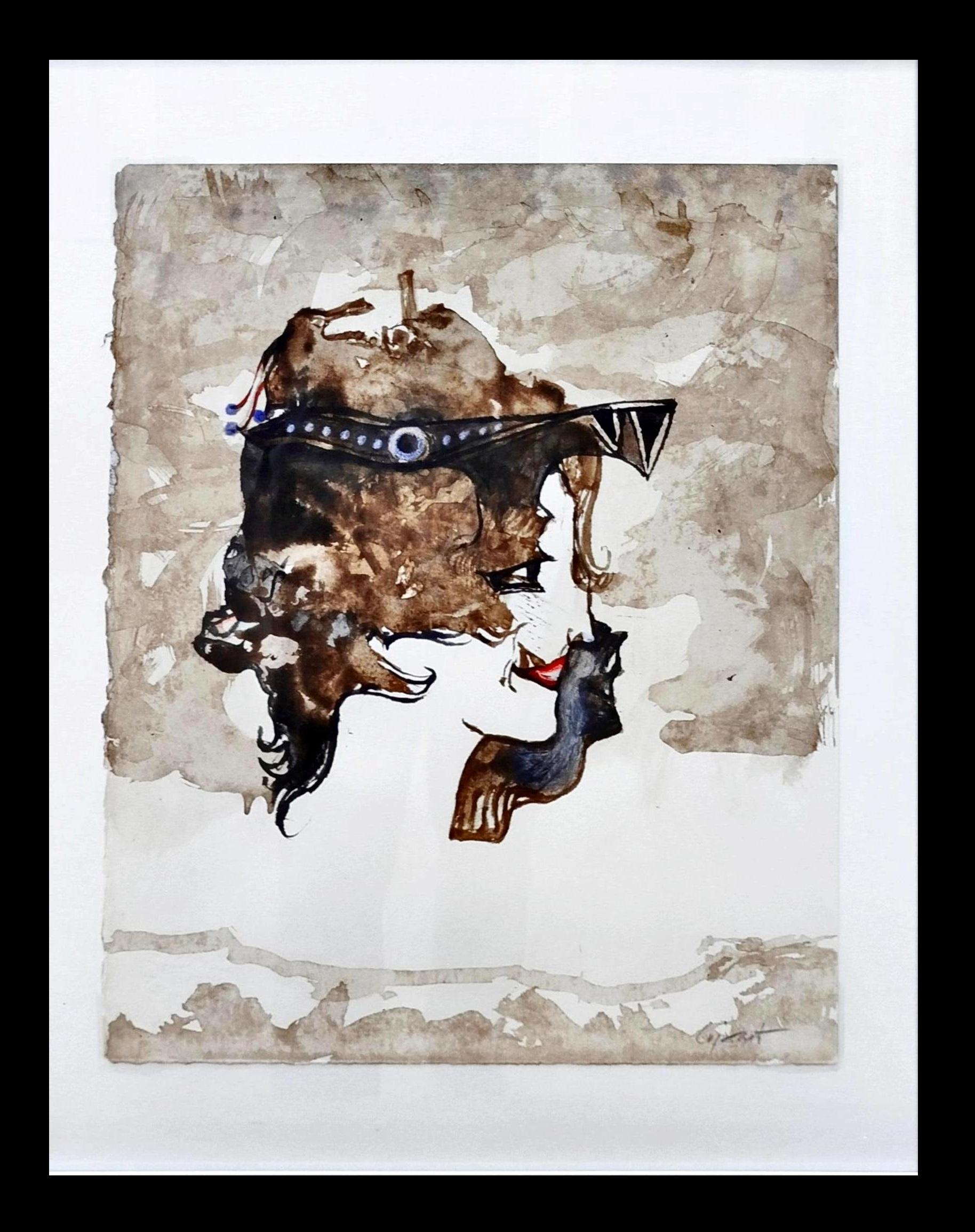 MODEST CUIXART. pintura sobre cartón en técnica mixta en venta 1