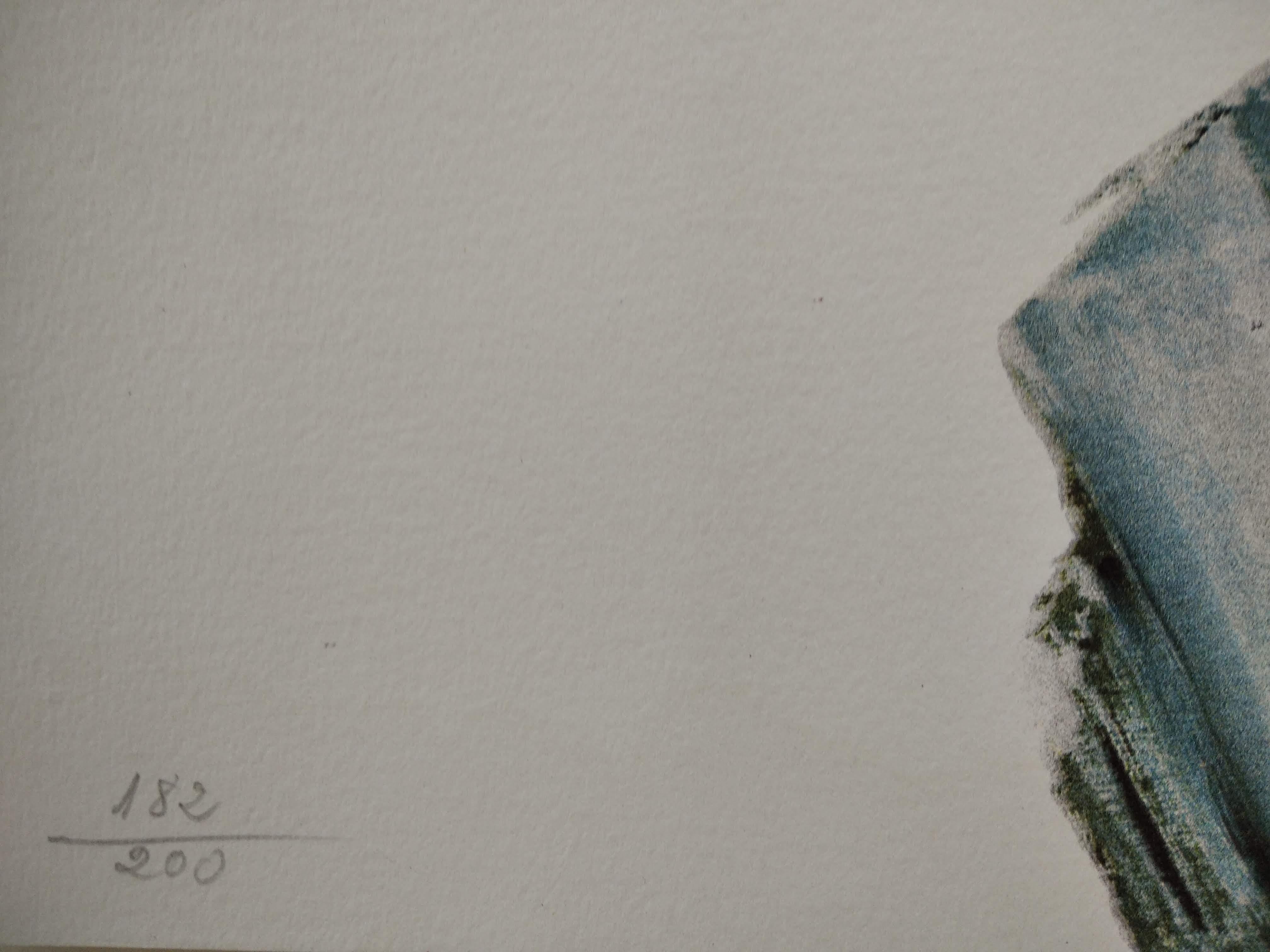 the painting is being offered with a work and authenticity certificate