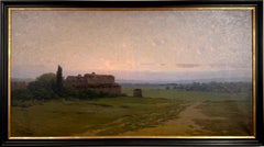 "Paysage de Catalogne, début du 20e siècle Huile sur toile de Modest Urgell