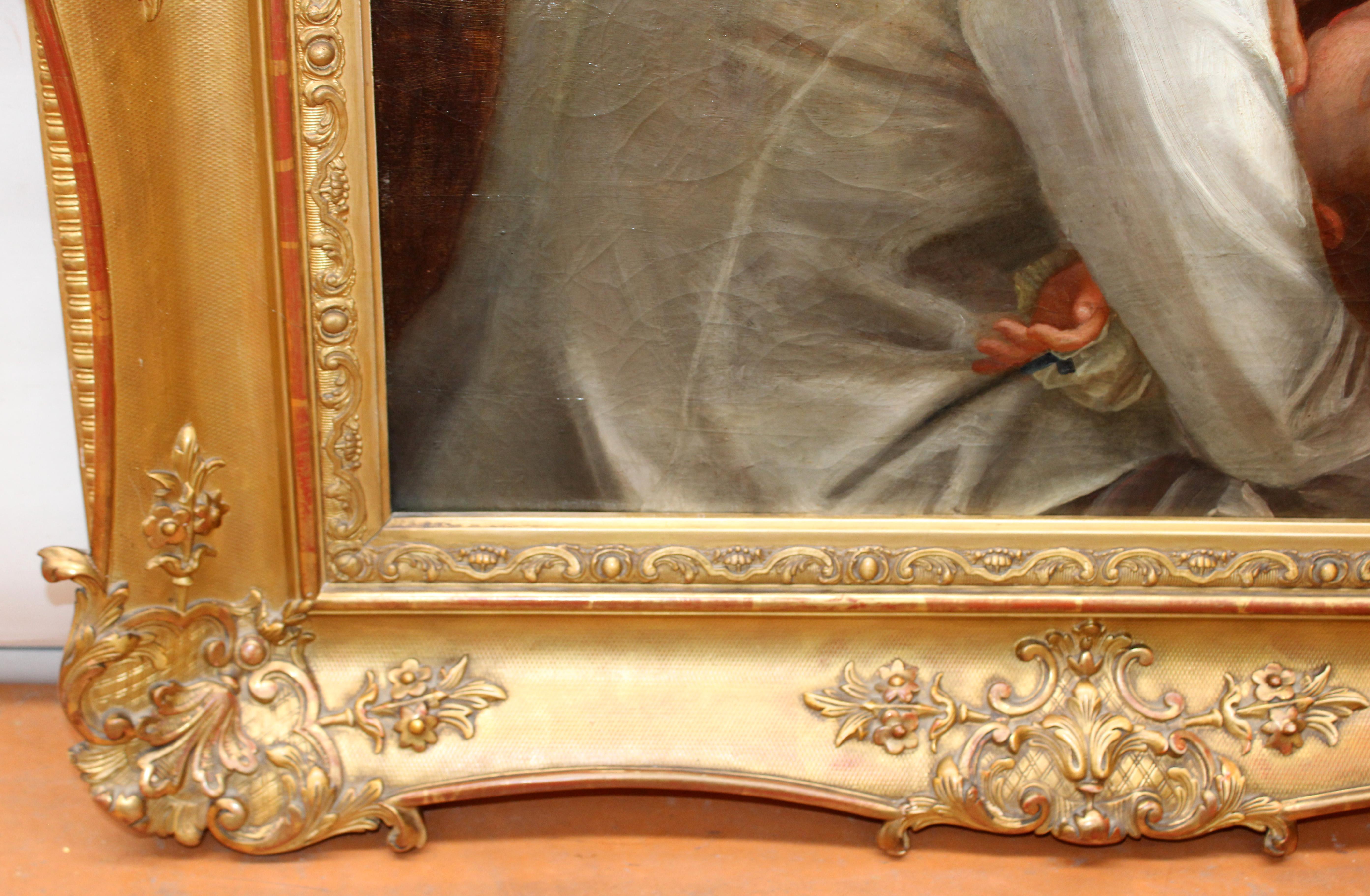 Óleo sobre lienzo - Maternidad en venta 8