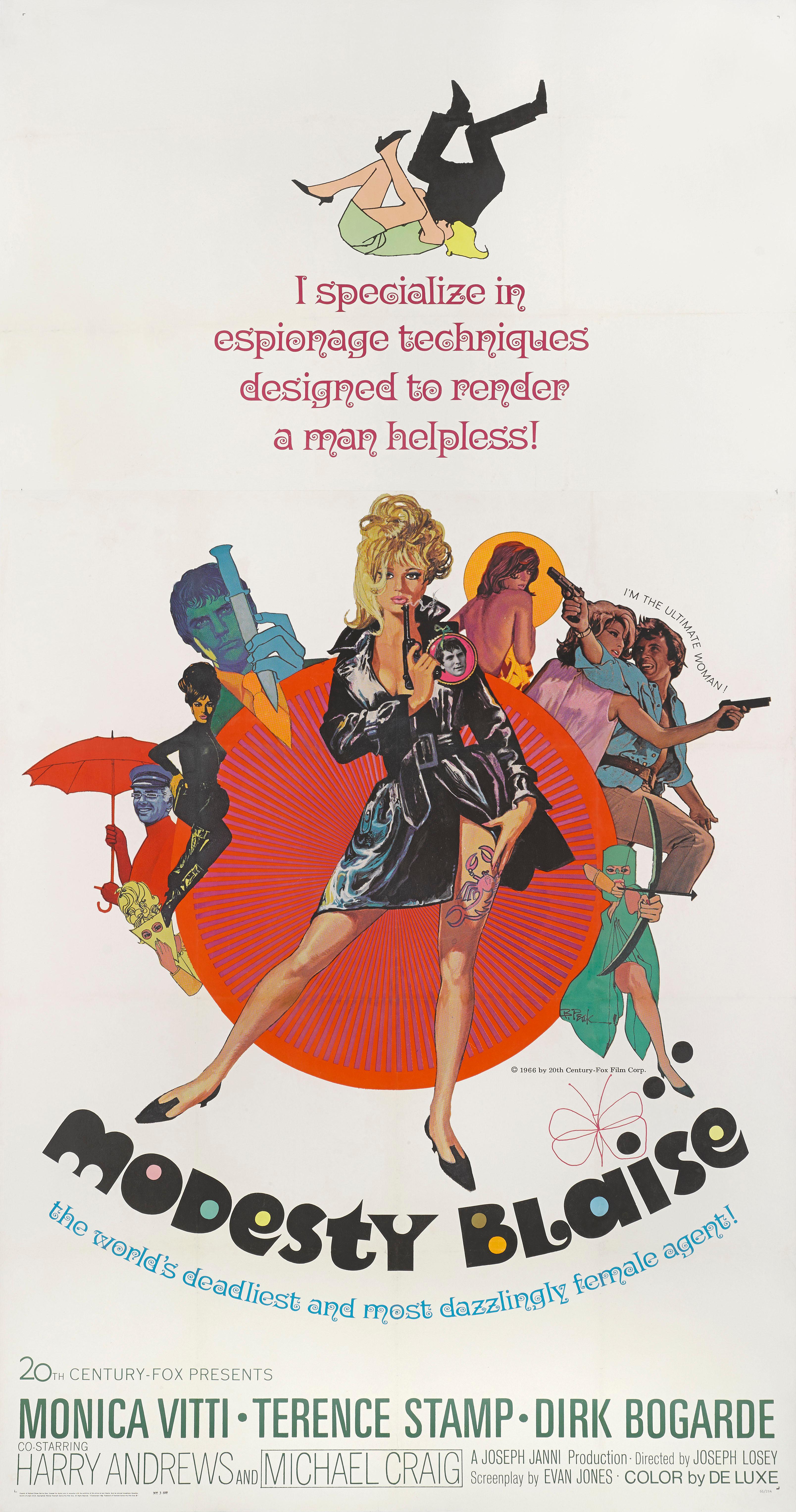 modesty blaise poster