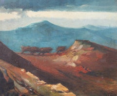 Modica - Mid 20th Century Oil, Mediterranean Breeze