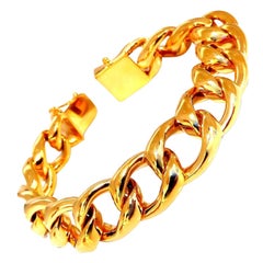 Modified Cuban Link Bracelet 14kt 63 Grams*