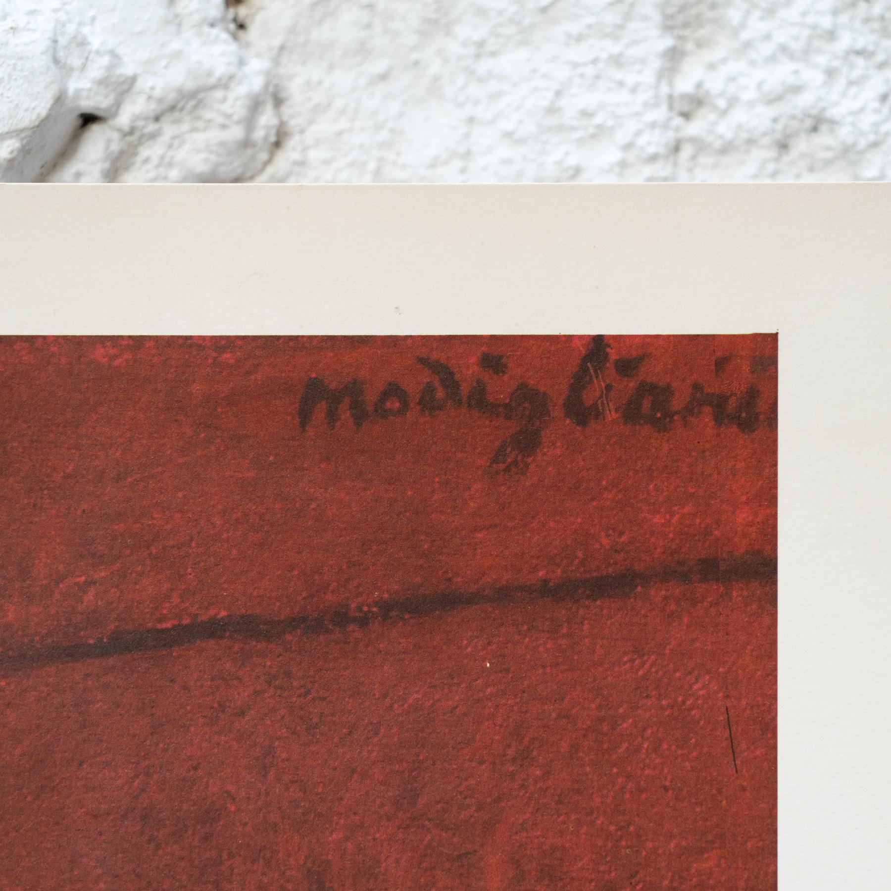 Modigliani Amadeo “Girls with Braids” Abrams Print, circa 1970 For Sale 1