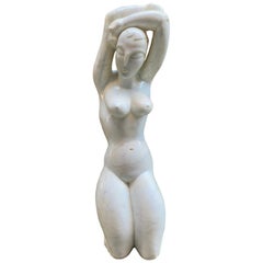 Standing Nude Marble Sculpture