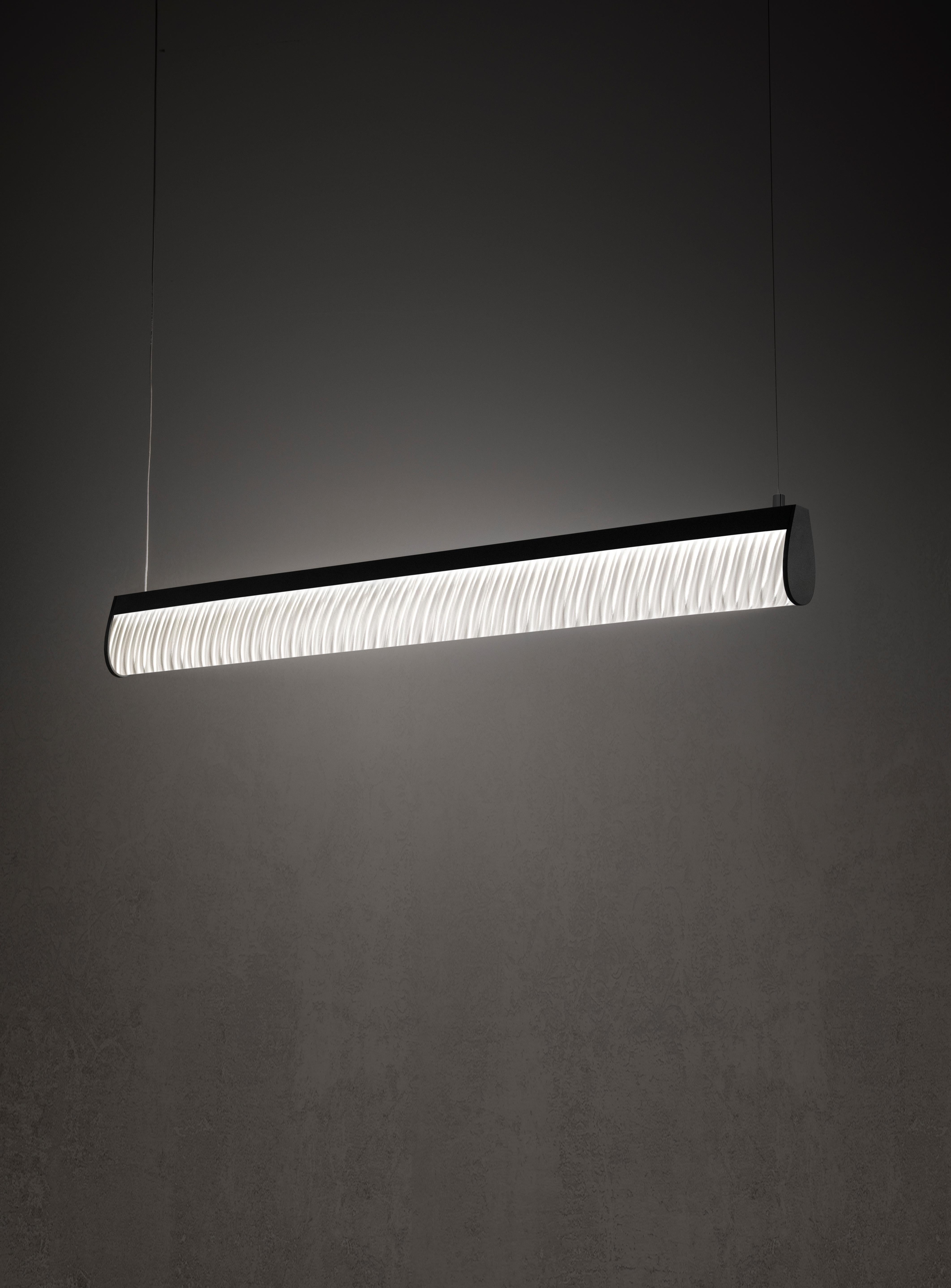 Moderno MODULA SUSPENSION Black Plissè - Designed by Elisa Gargan Giovannoni in vendita