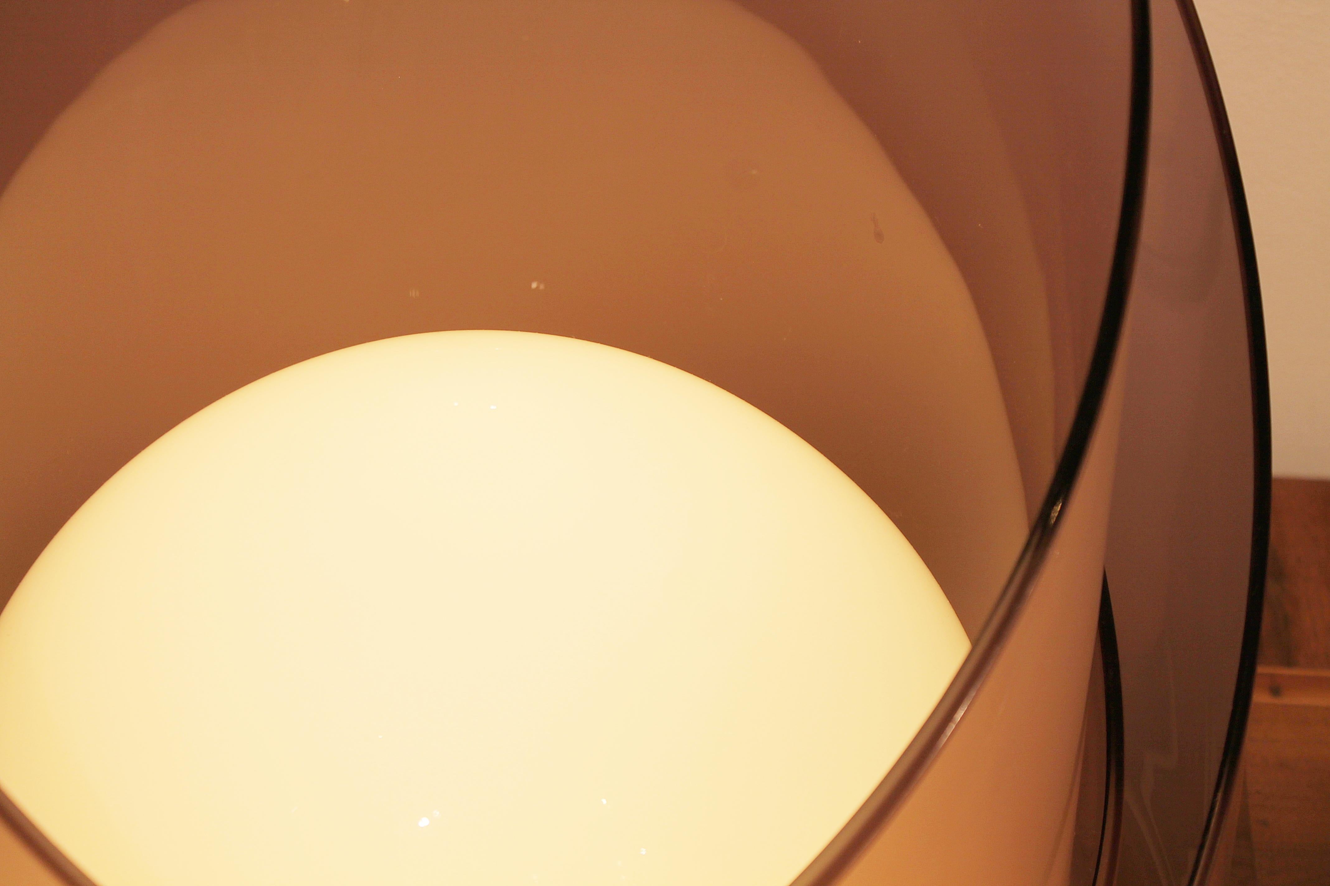 Milieu du XXe siècle Lampe de table modulable Carlo Nason pour Mazzega en vente